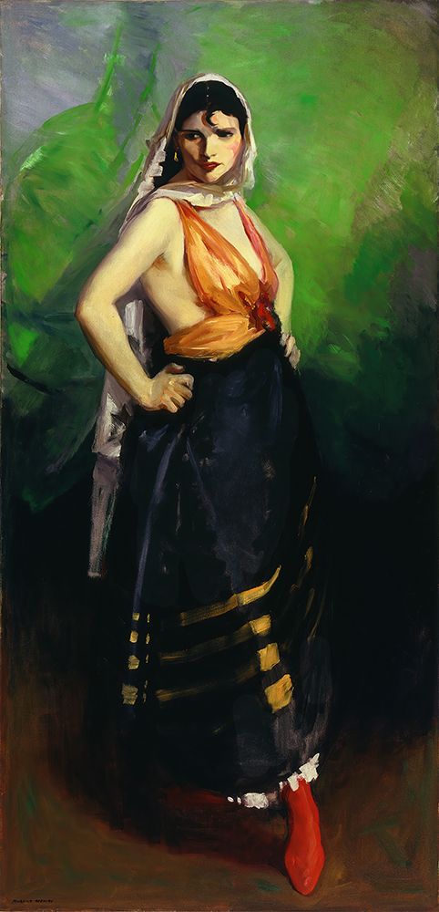 Betalo Rubino, Dramatic Dancer 1916 art print by Robert Henri for $57.95 CAD