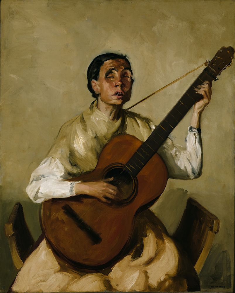 Blind Spanish Singer 1912 art print by Robert Henri for $57.95 CAD