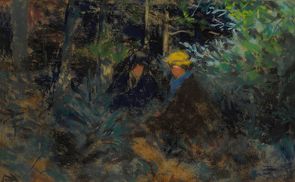 Conversation in the Forest art print by Robert Henri for $57.95 CAD