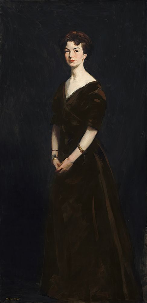 Edith Reynolds 1908 art print by Robert Henri for $57.95 CAD