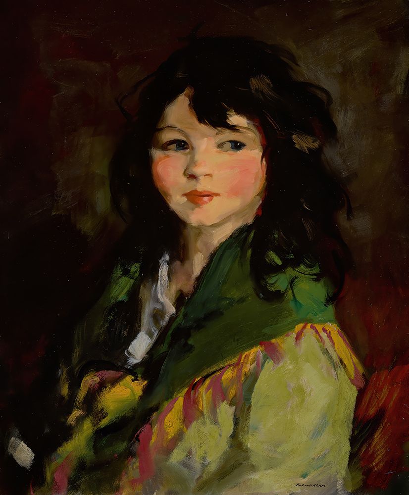 Francine, lovey 1921 art print by Robert Henri for $57.95 CAD