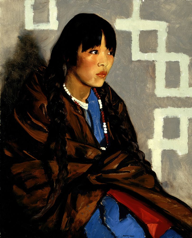 Indian Girl, Julianita 1917 art print by Robert Henri for $57.95 CAD