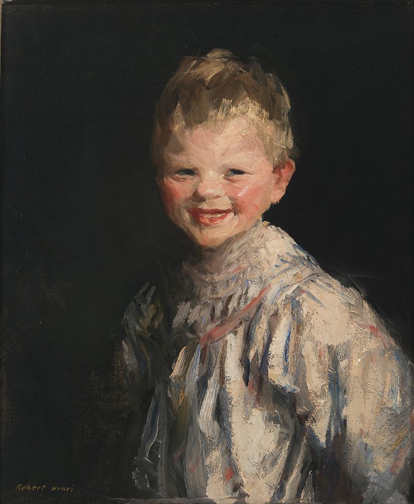 Laughing Child 1907 art print by Robert Henri for $57.95 CAD