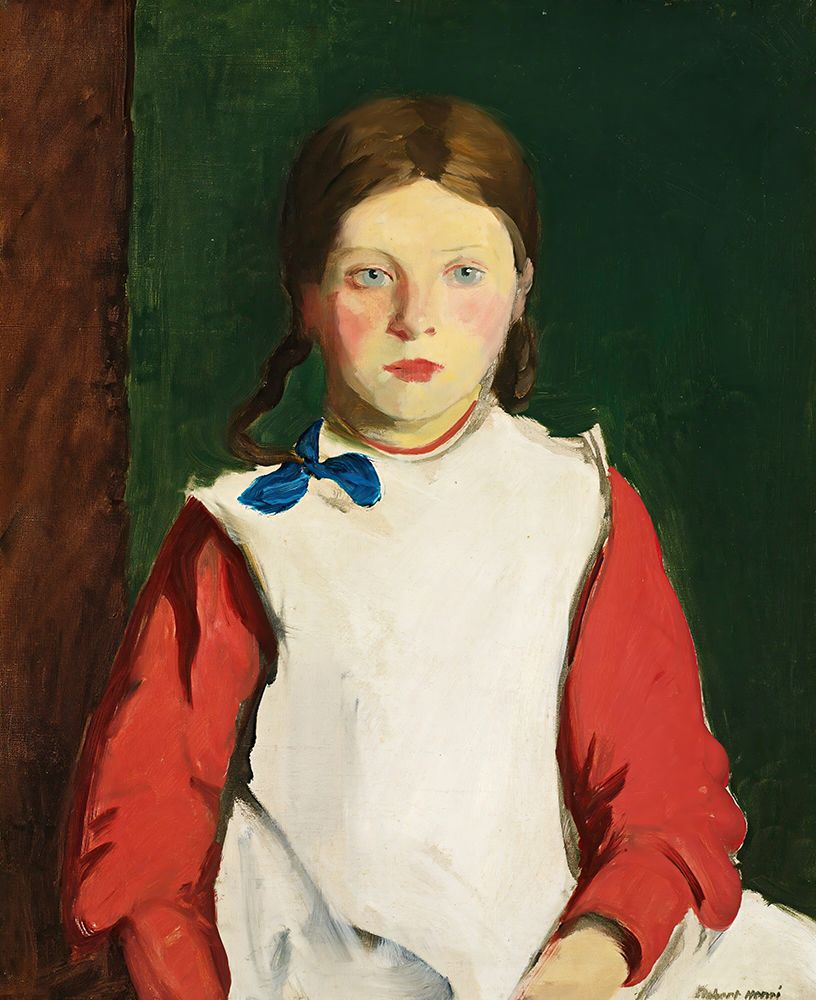 Little Irish Girl art print by Robert Henri for $57.95 CAD