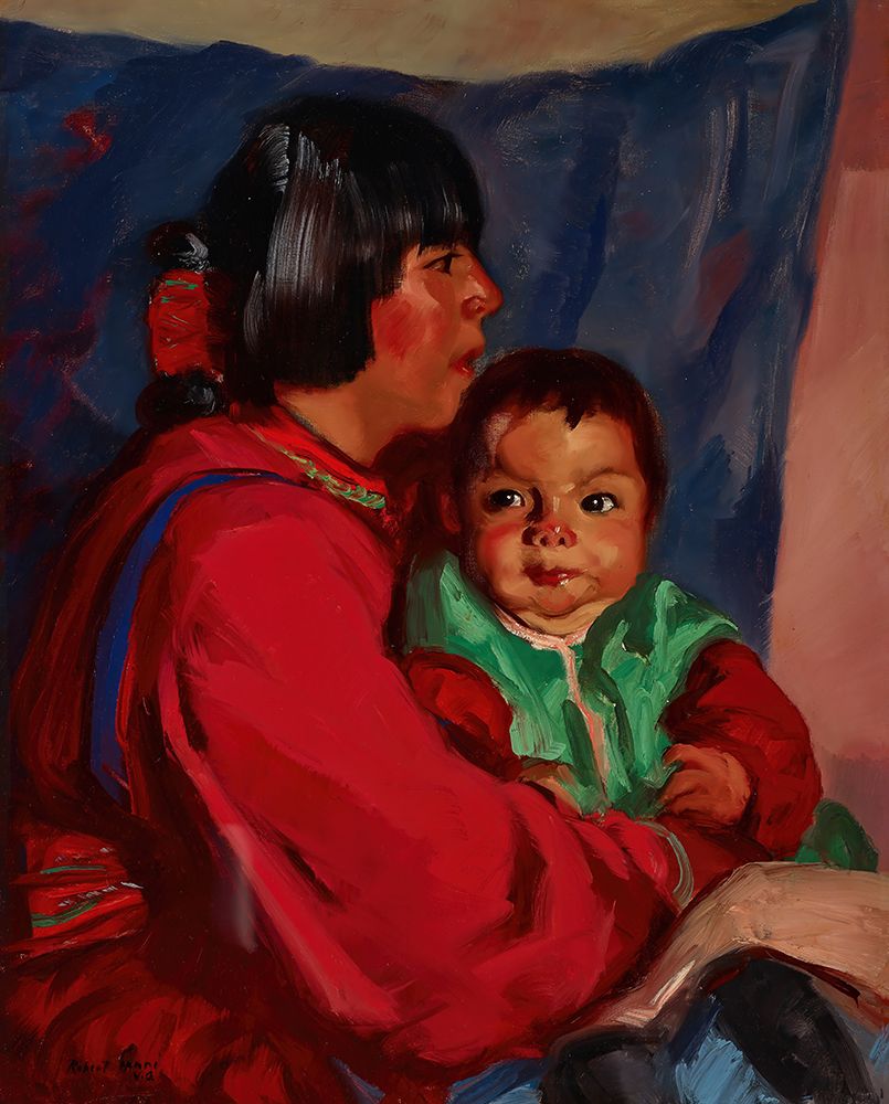 Maria and Baby 1917 art print by Robert Henri for $57.95 CAD