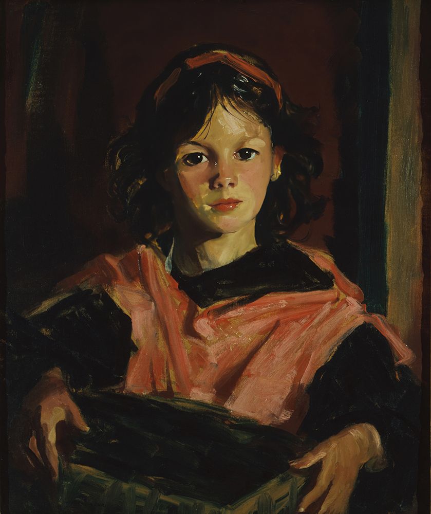 Mary Ann with her Basket 1926 art print by Robert Henri for $57.95 CAD