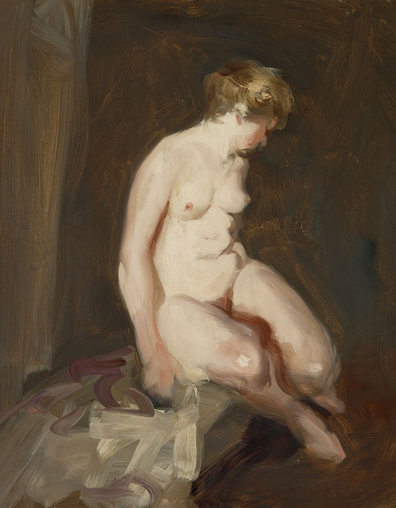 Nude 1911 art print by Robert Henri for $57.95 CAD