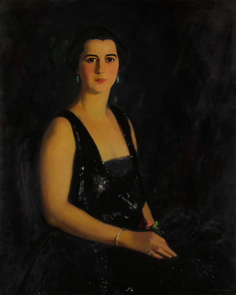 Portrait of Mrs. Arthur Bond Cecil 1925 art print by Robert Henri for $57.95 CAD