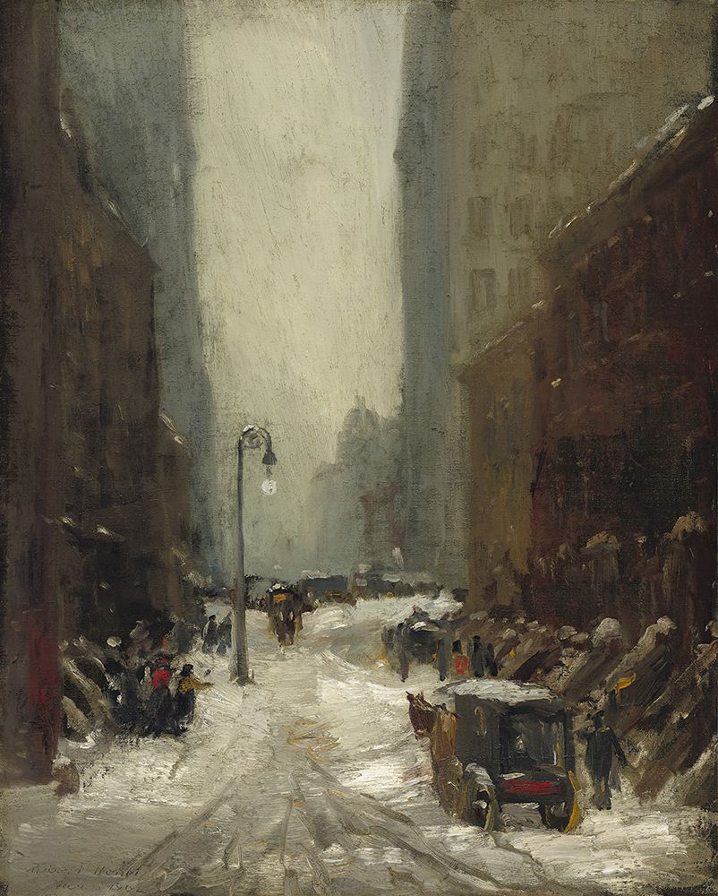 Snow in New York 1902 art print by Robert Henri for $57.95 CAD