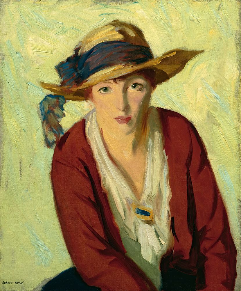 The Beach Hat 1914 art print by Robert Henri for $57.95 CAD