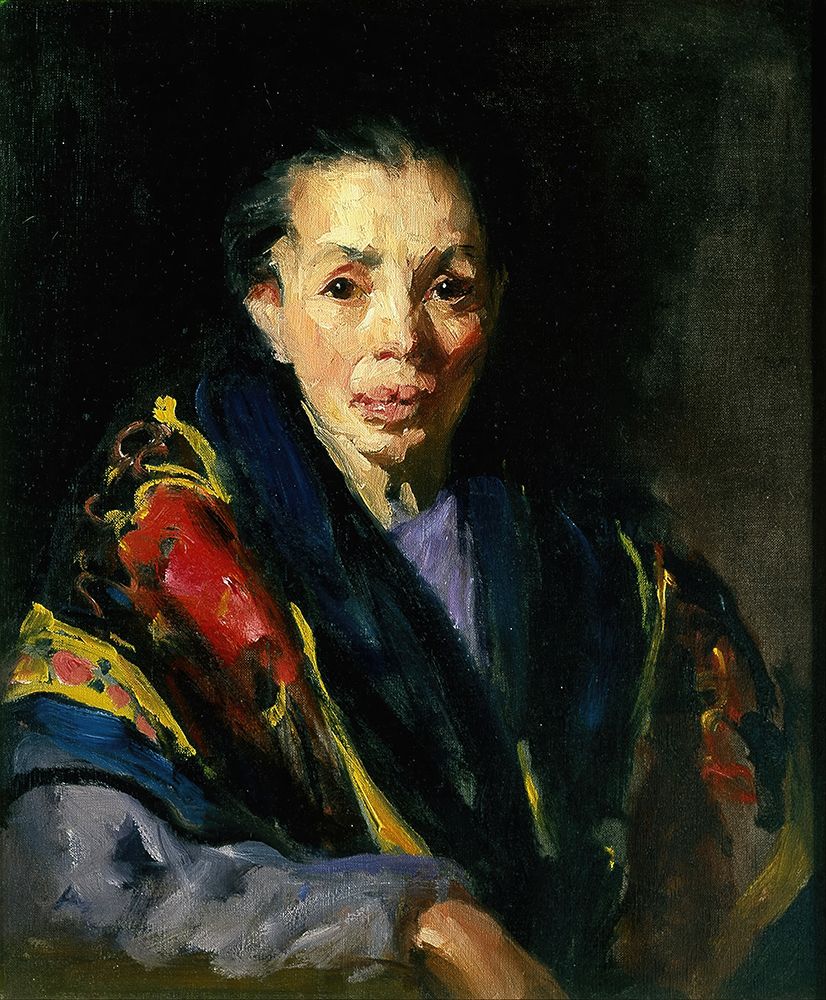 The Old Model, Old Spanish Woman 1911 art print by Robert Henri for $57.95 CAD