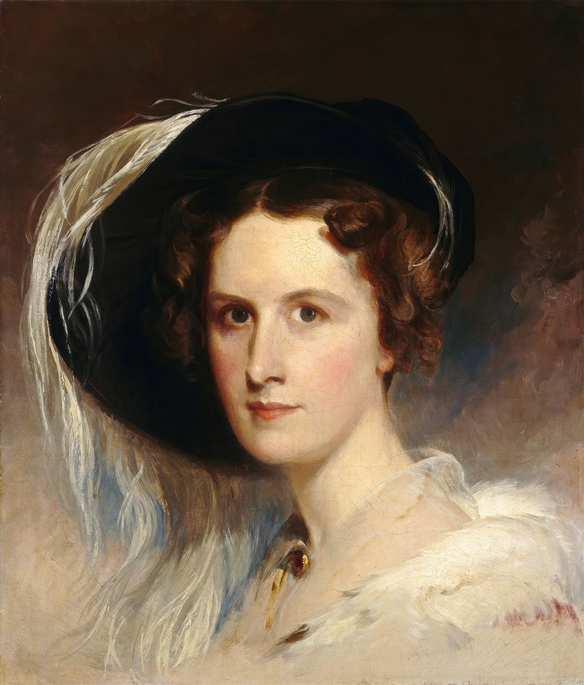 Ann Biddle Hopkinson, Mrs. Francis Hopkinson 1834 art print by Thomas Sully for $57.95 CAD