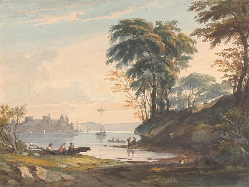 Augt 15th. Conway Castle art print by Thomas Sully for $57.95 CAD