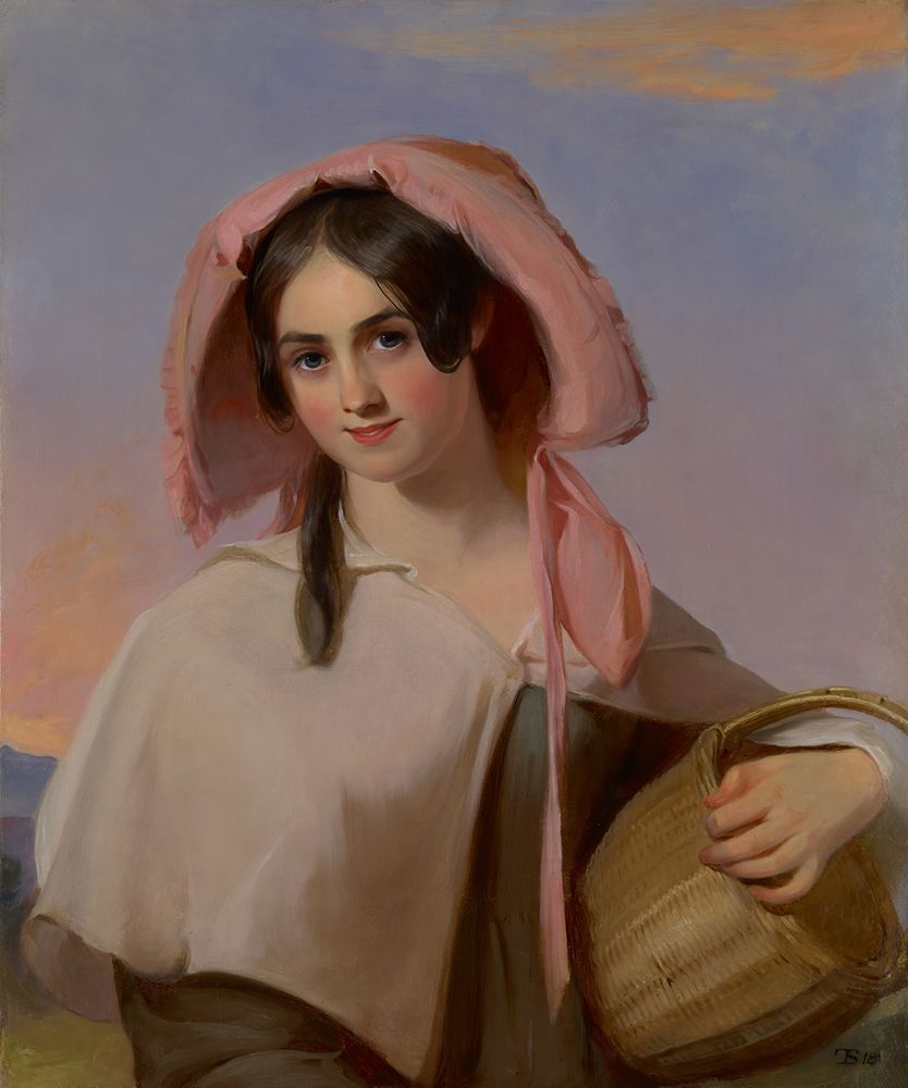 Elizabeth Cook, Mrs. Benjamin Franklin Bache as The Country Girl 1839 art print by Thomas Sully for $57.95 CAD
