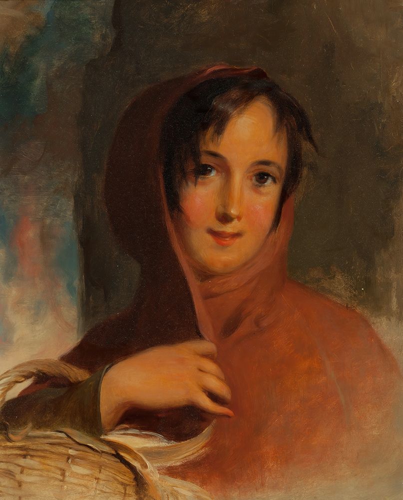Gatherer of Chips 1856 art print by Thomas Sully for $57.95 CAD