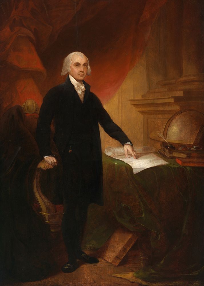 James Madison 1809 art print by Thomas Sully for $57.95 CAD