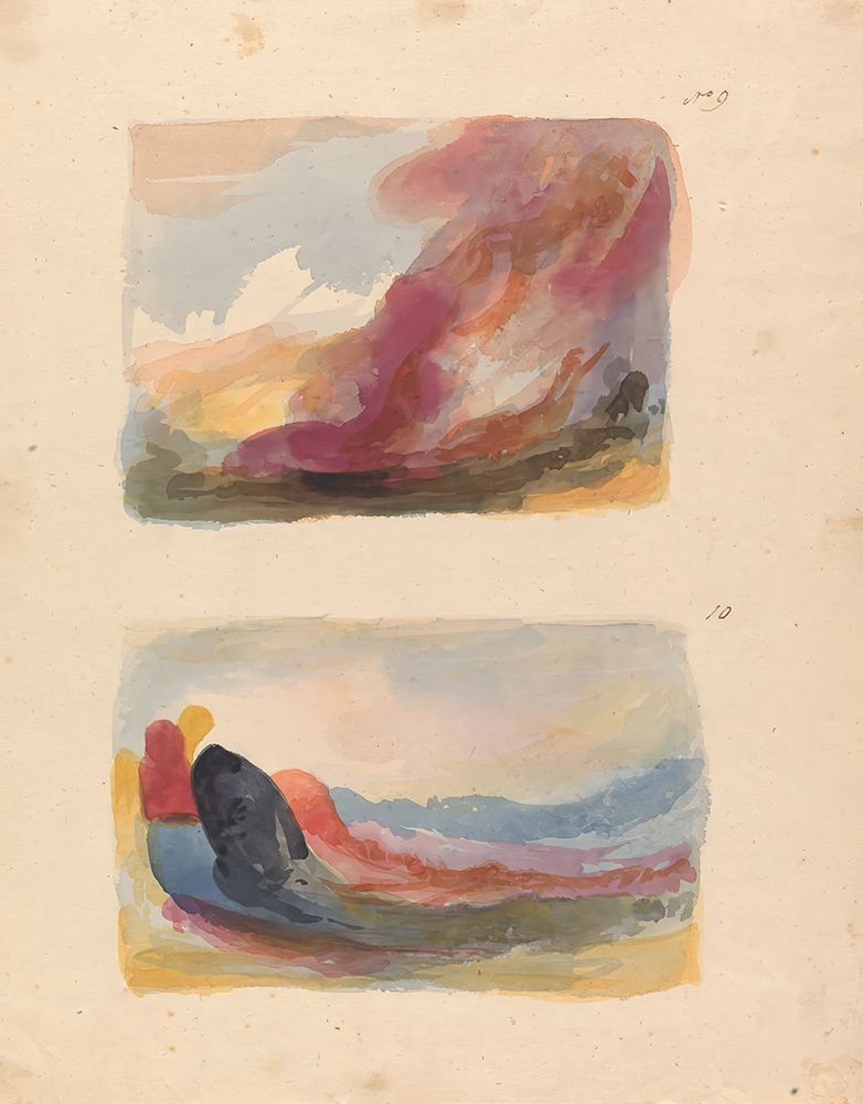 Landscape Color Wash, Titian no. 9 Landscape color wash, Rubens no. 10 art print by Thomas Sully for $57.95 CAD
