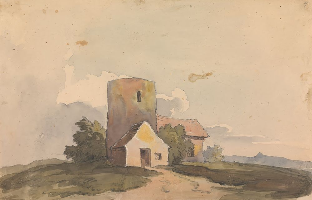 Landscape with Building Structure 1805 art print by Thomas Sully for $57.95 CAD