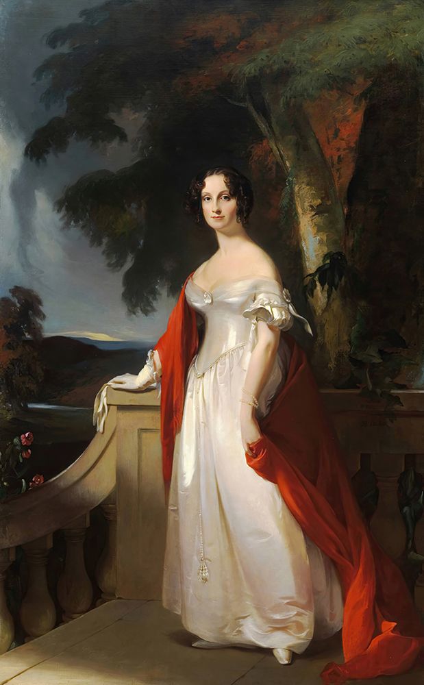 Mrs. Reverdy Johnson 1840 art print by Thomas Sully for $57.95 CAD