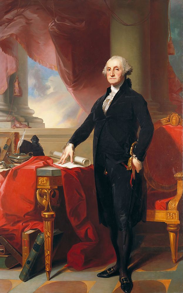 Portrait of George Washington 1820 art print by Thomas Sully for $57.95 CAD