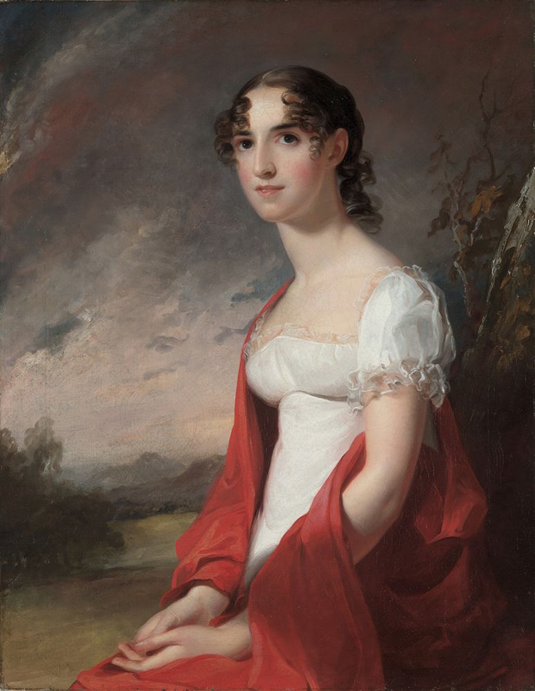 Portrait of Mary Sicard David 1813 art print by Thomas Sully for $57.95 CAD