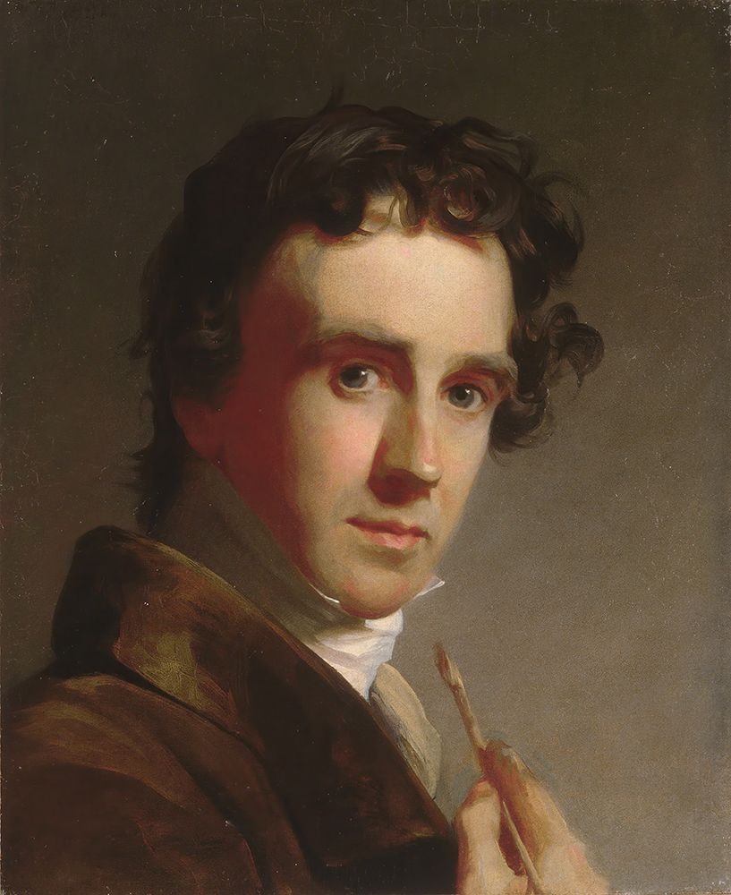 Portrait of the Artist 1821 art print by Thomas Sully for $57.95 CAD