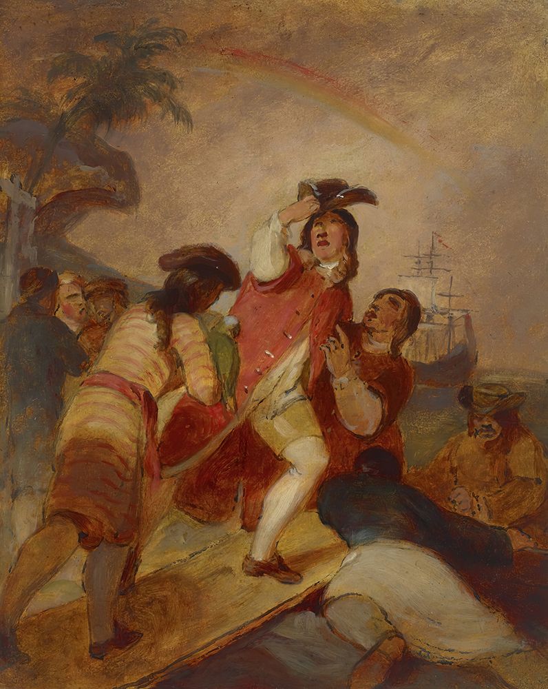 Robinson Crusoe and His Man Friday Leave the Island art print by Thomas Sully for $57.95 CAD