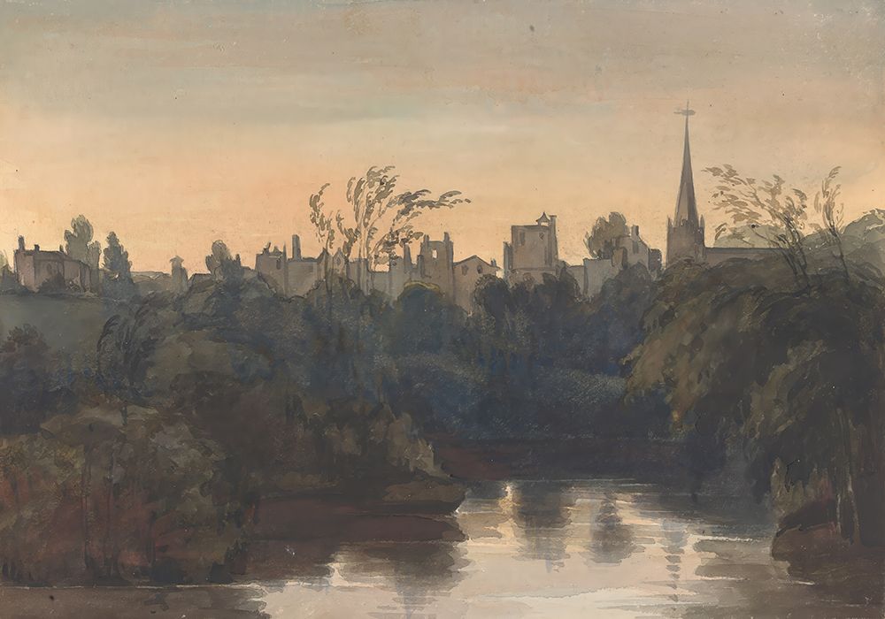 Town Scene on River art print by Thomas Sully for $57.95 CAD