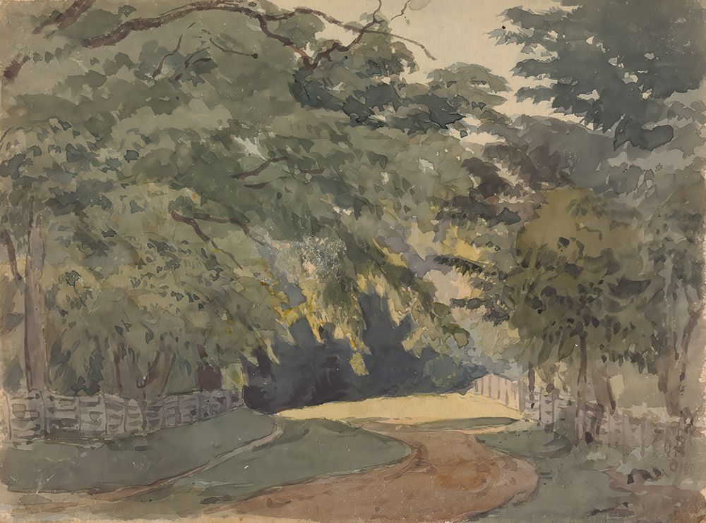 Tree-lined Lane art print by Thomas Sully for $57.95 CAD