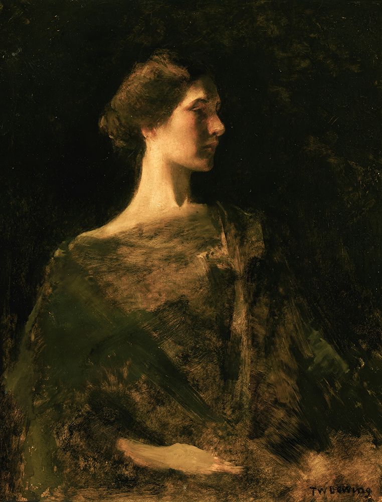 Alma ca 1895 art print by Thomas Wilmer Dewing for $57.95 CAD