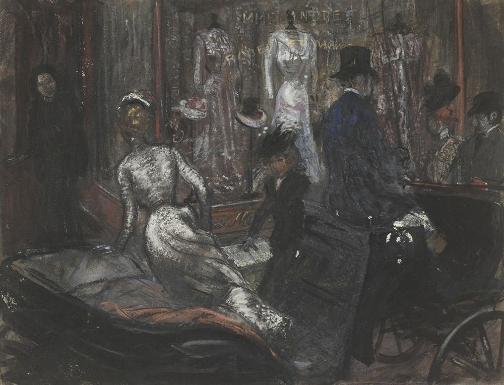 At the Milliners ca 1907 art print by William James Glackens for $57.95 CAD