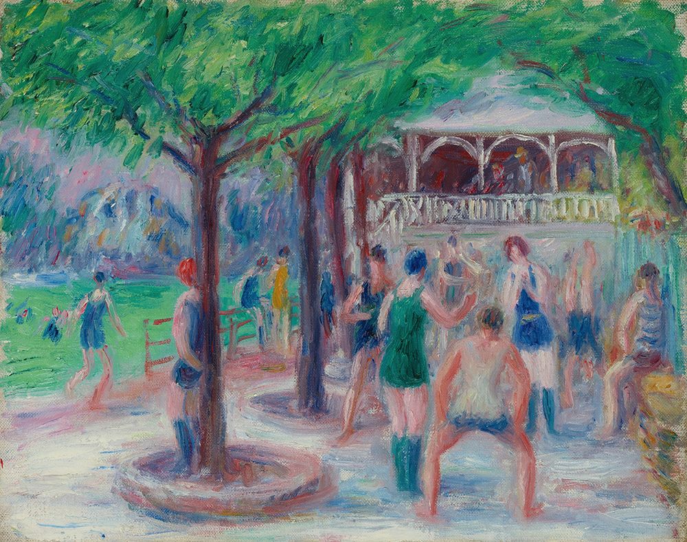 Bathers At Play, Study #2 art print by William James Glackens for $57.95 CAD