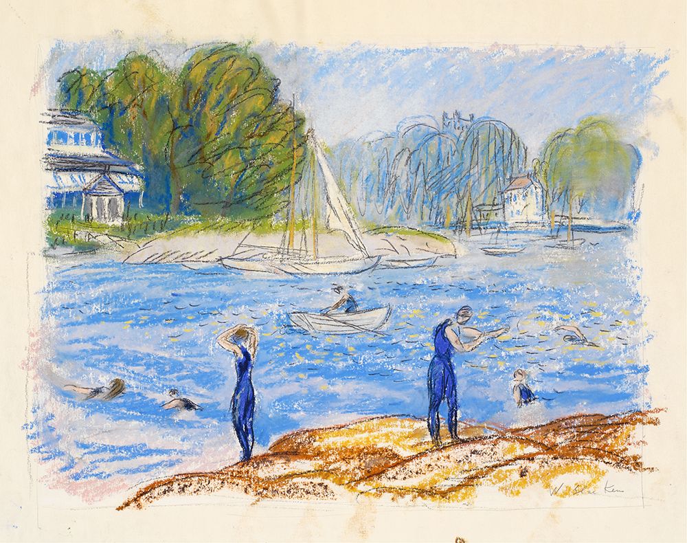 Bathers, Annisquam 1919 art print by William James Glackens for $57.95 CAD
