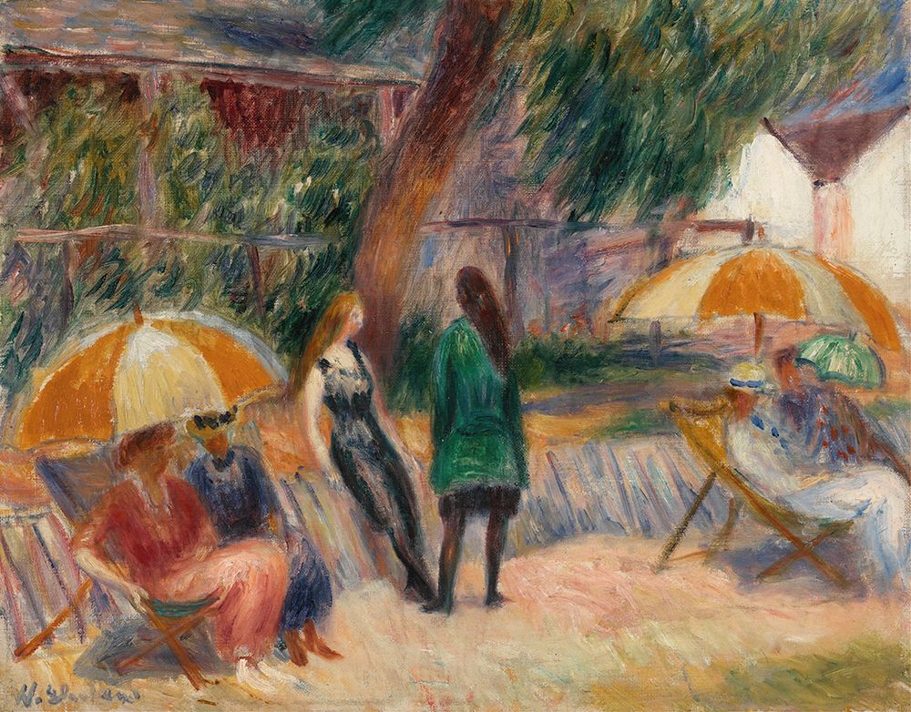 Beach with Figures, Bellport ca 1915 art print by William James Glackens for $57.95 CAD