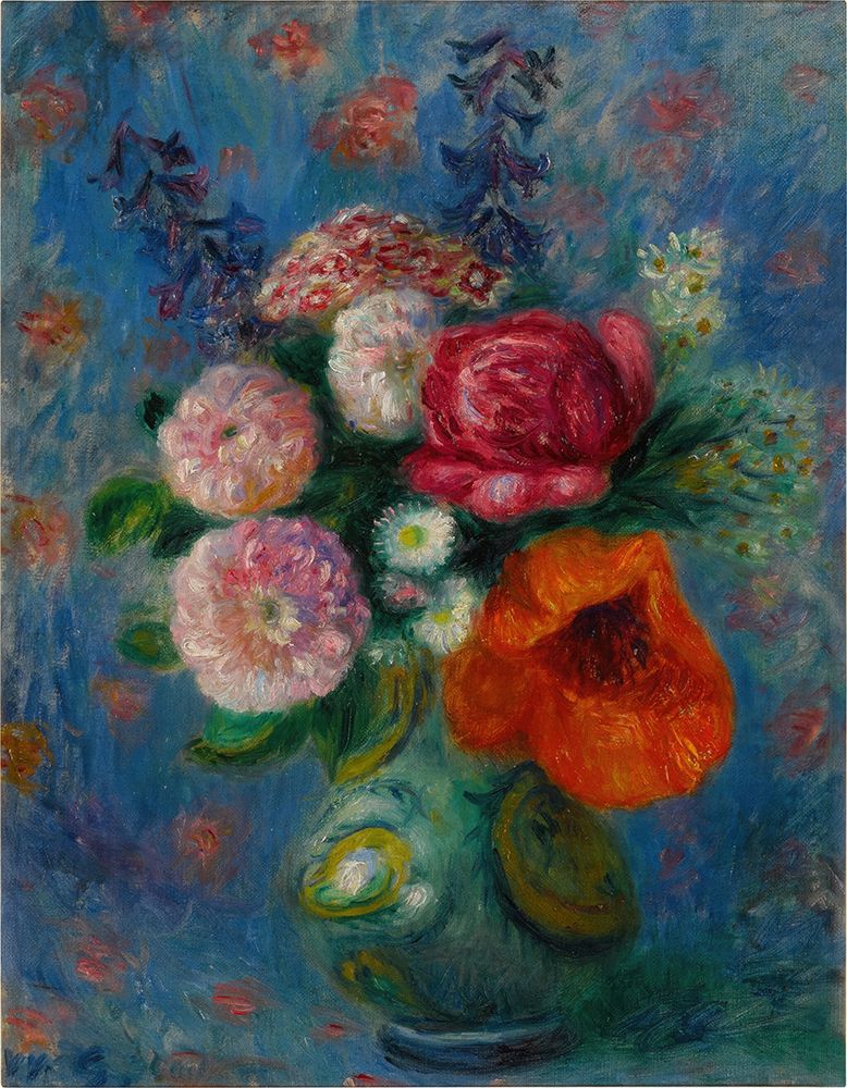 Bouquet with Poppy art print by William James Glackens for $57.95 CAD