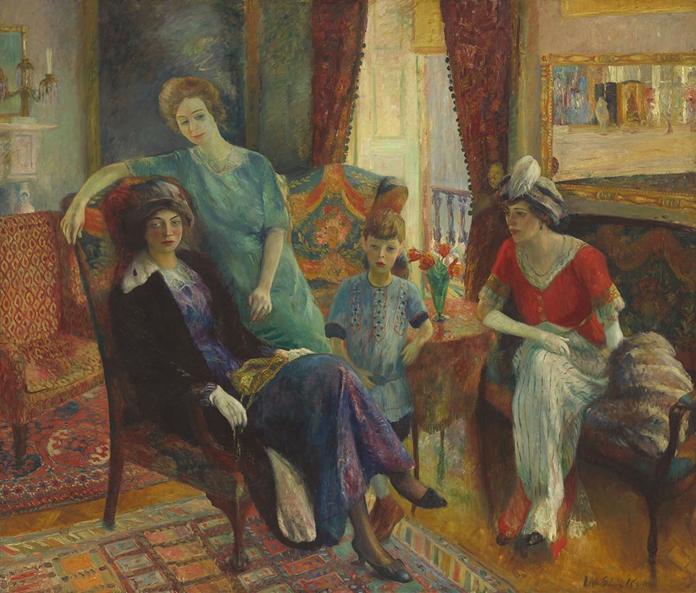 Family Group 1910 art print by William James Glackens for $57.95 CAD