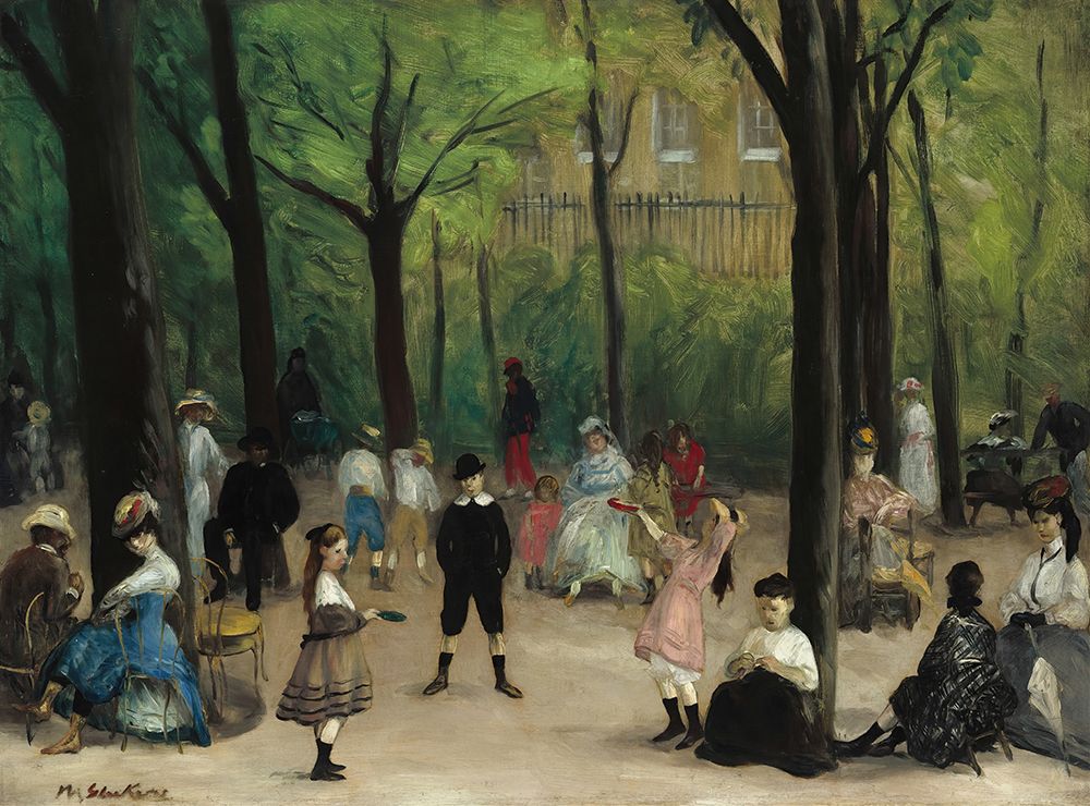 Luxembourg Gardens 1906 art print by William James Glackens for $57.95 CAD