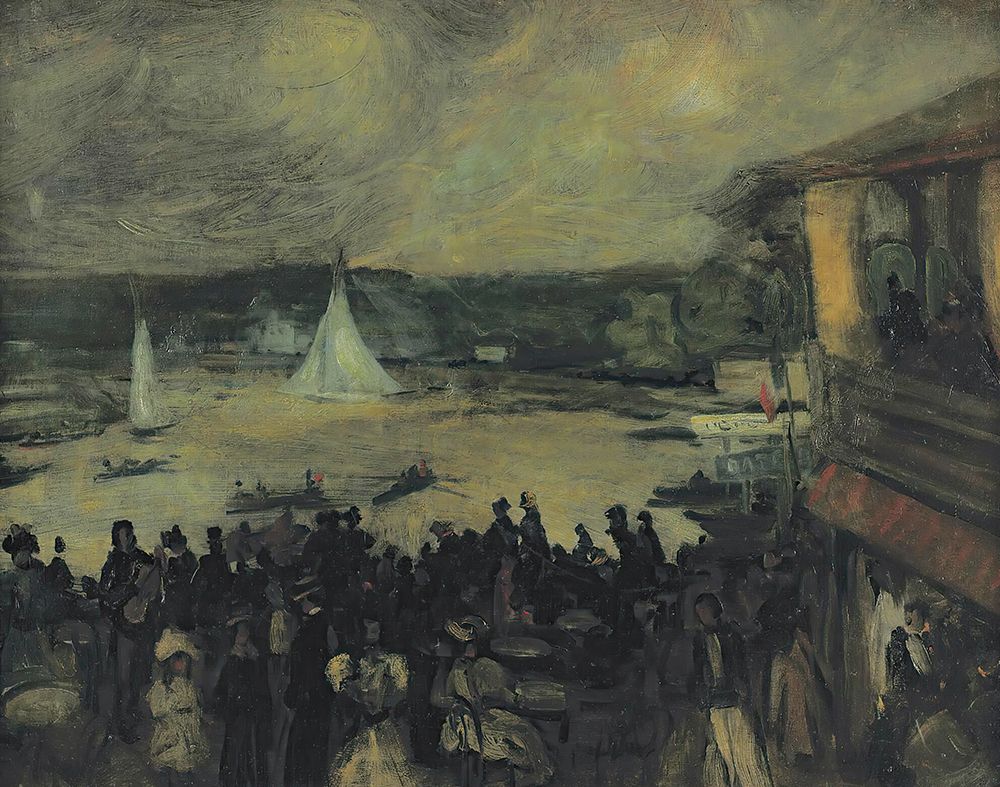 Sailing Boats Paris 1895 art print by William James Glackens for $57.95 CAD