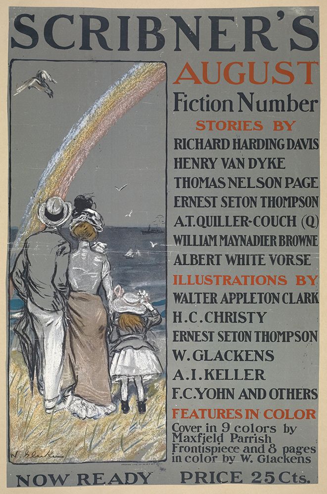 Scribners August ca 1900 art print by William James Glackens for $57.95 CAD