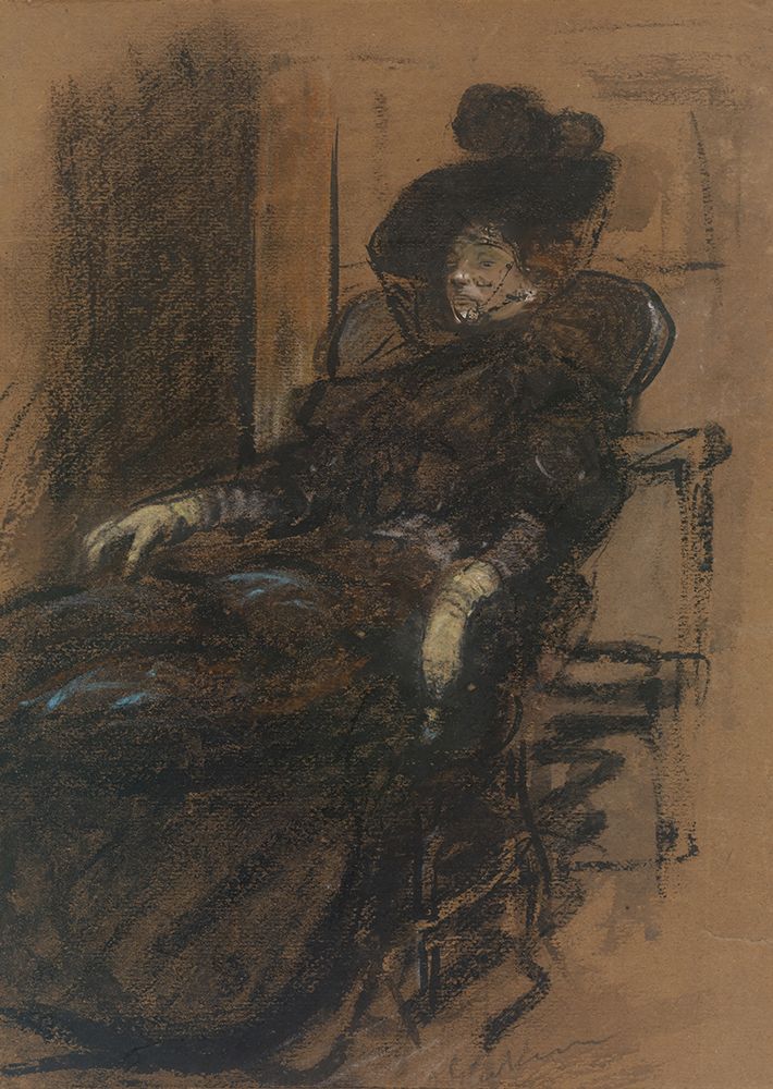 Seated Woman ca 1902 art print by William James Glackens for $57.95 CAD