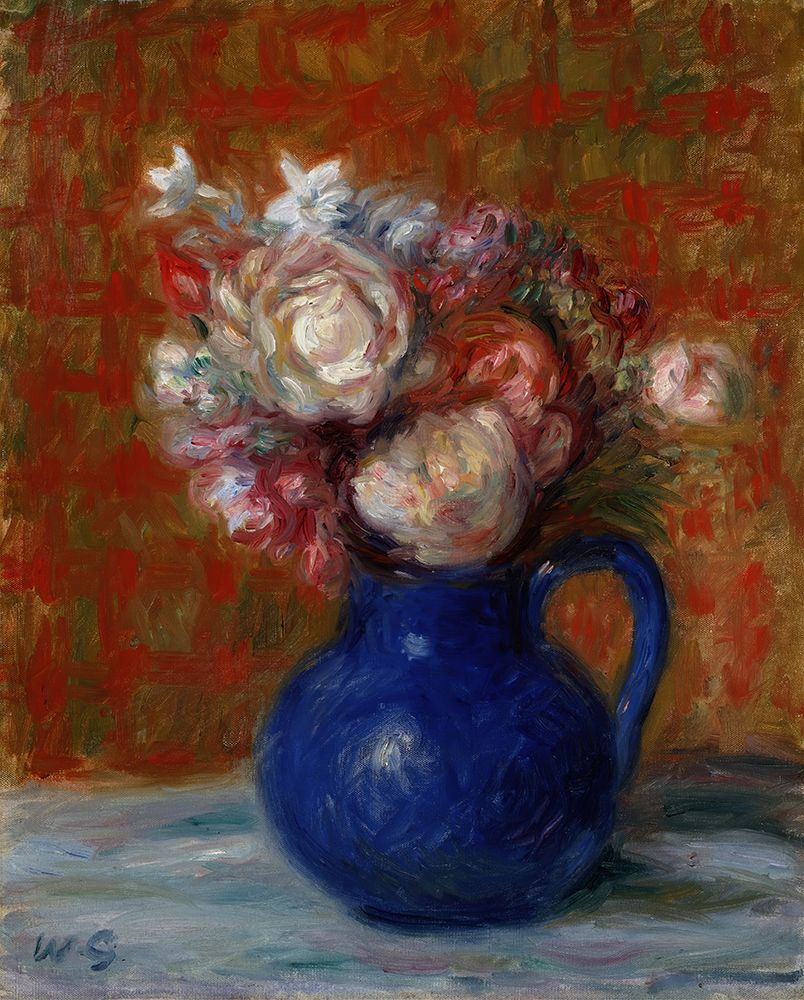 Still life French Bouquet 1927 art print by William James Glackens for $57.95 CAD