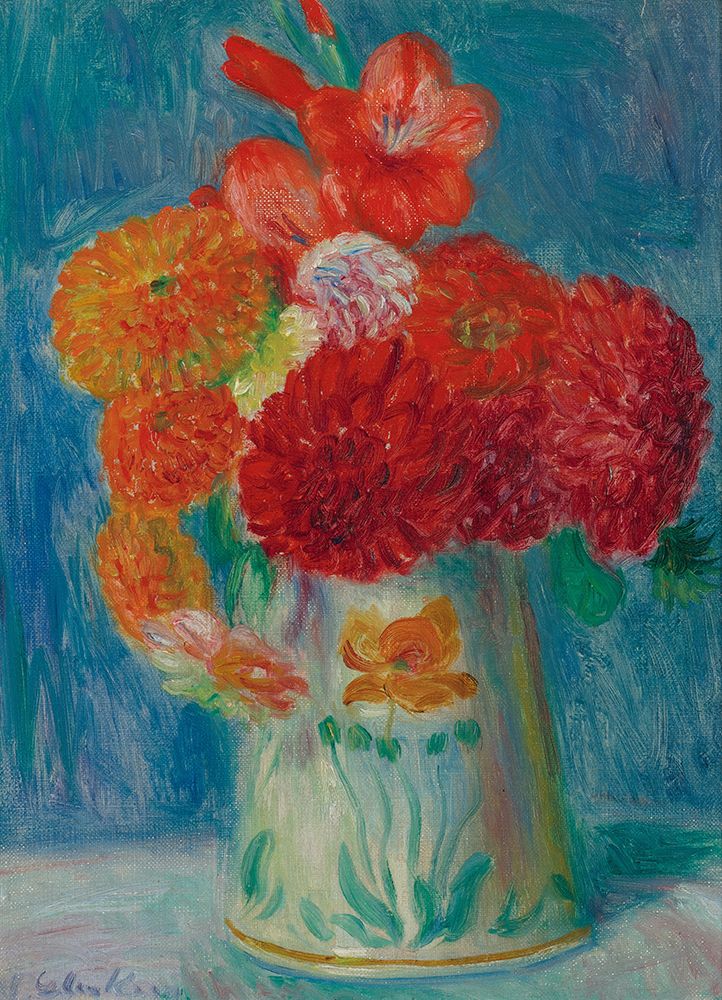 Still Life With Lilies art print by William James Glackens for $57.95 CAD