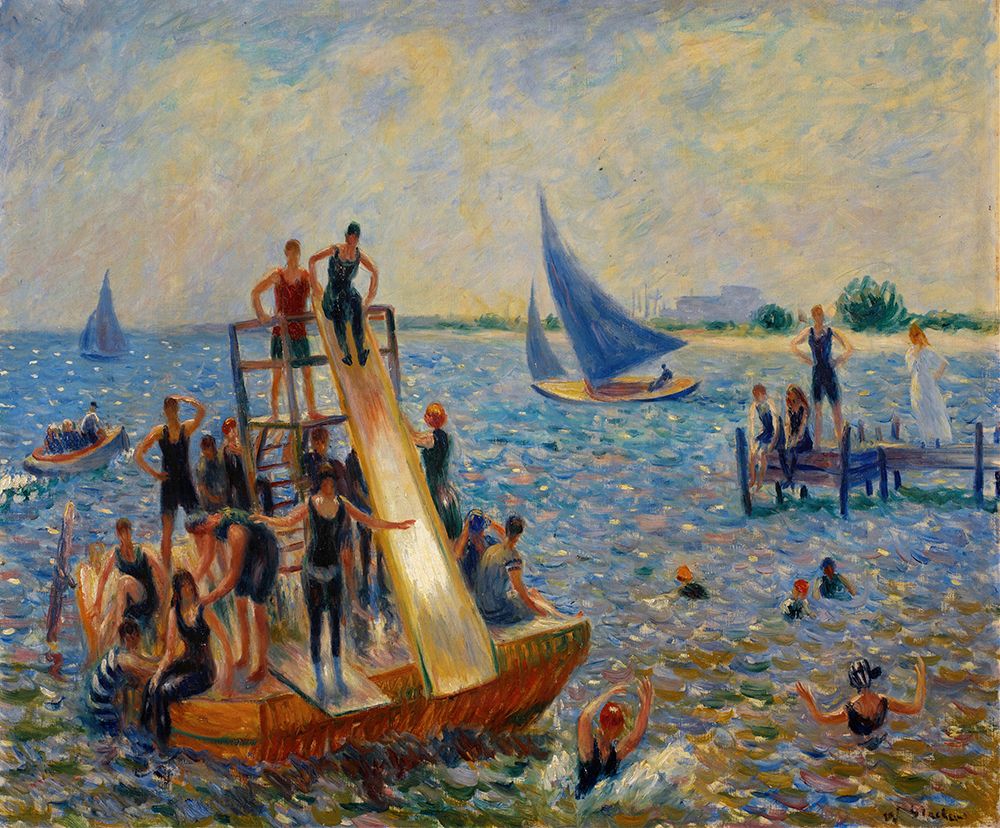 The Raft 1915 art print by William James Glackens for $57.95 CAD