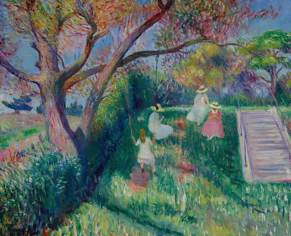 The Swing 1913 art print by William James Glackens for $57.95 CAD