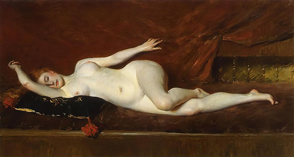 A Study in Curves 1890 art print by William Merritt Chase for $57.95 CAD