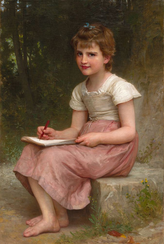 A Calling 1896 art print by William-Adolphe Bouguereau for $57.95 CAD