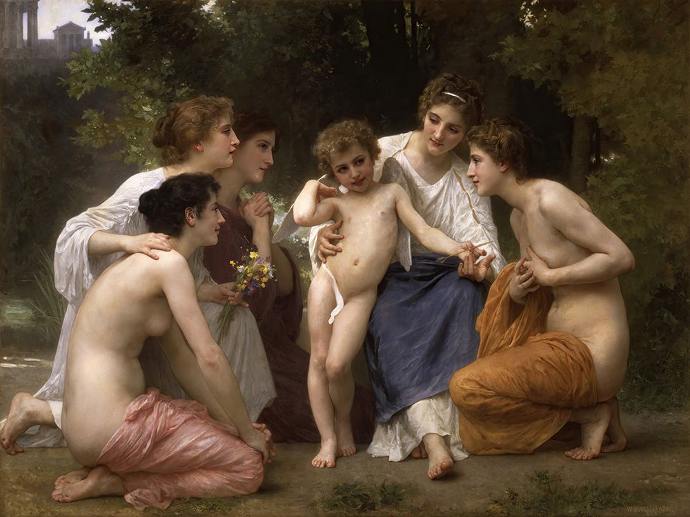 Admiration 1897 art print by William-Adolphe Bouguereau for $57.95 CAD
