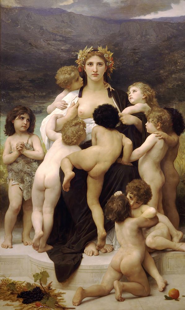 Alma Parens 1883 art print by William-Adolphe Bouguereau for $57.95 CAD
