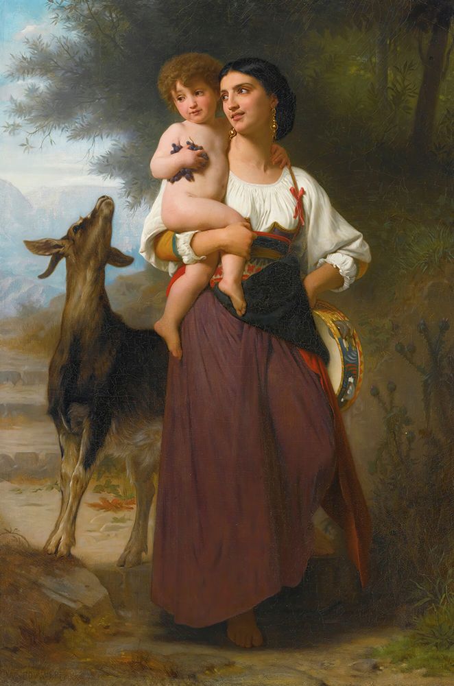 Lust art print by William-Adolphe Bouguereau for $57.95 CAD