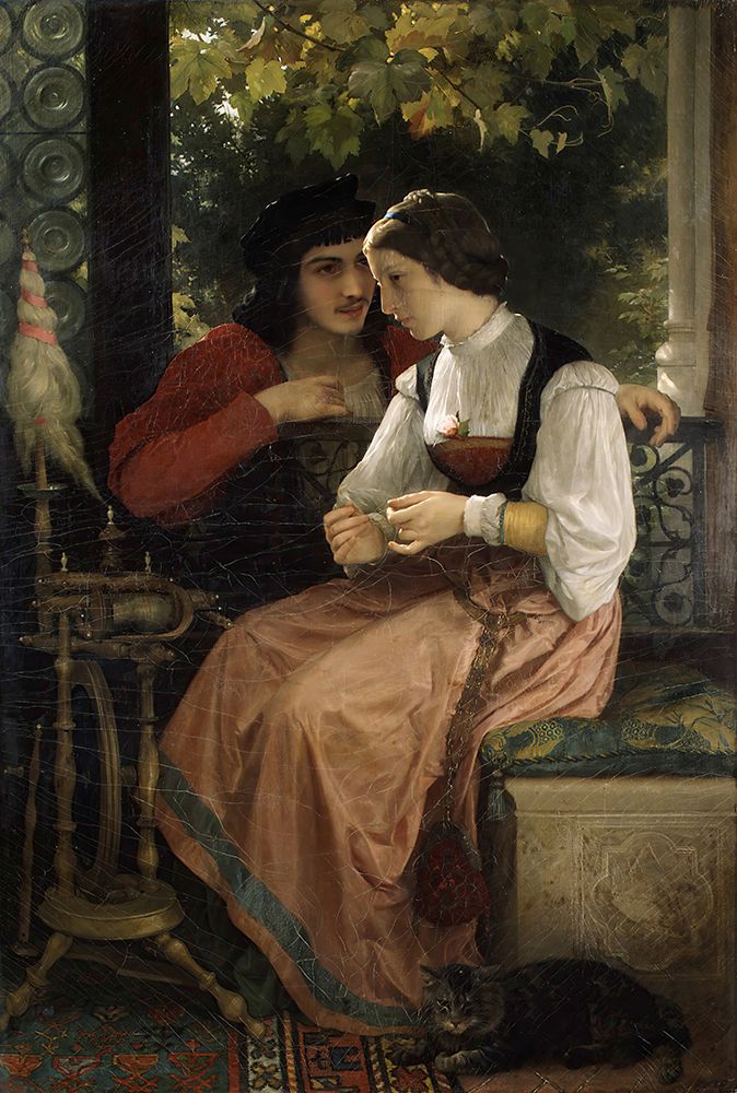 The Proposal 1872 art print by William-Adolphe Bouguereau for $57.95 CAD